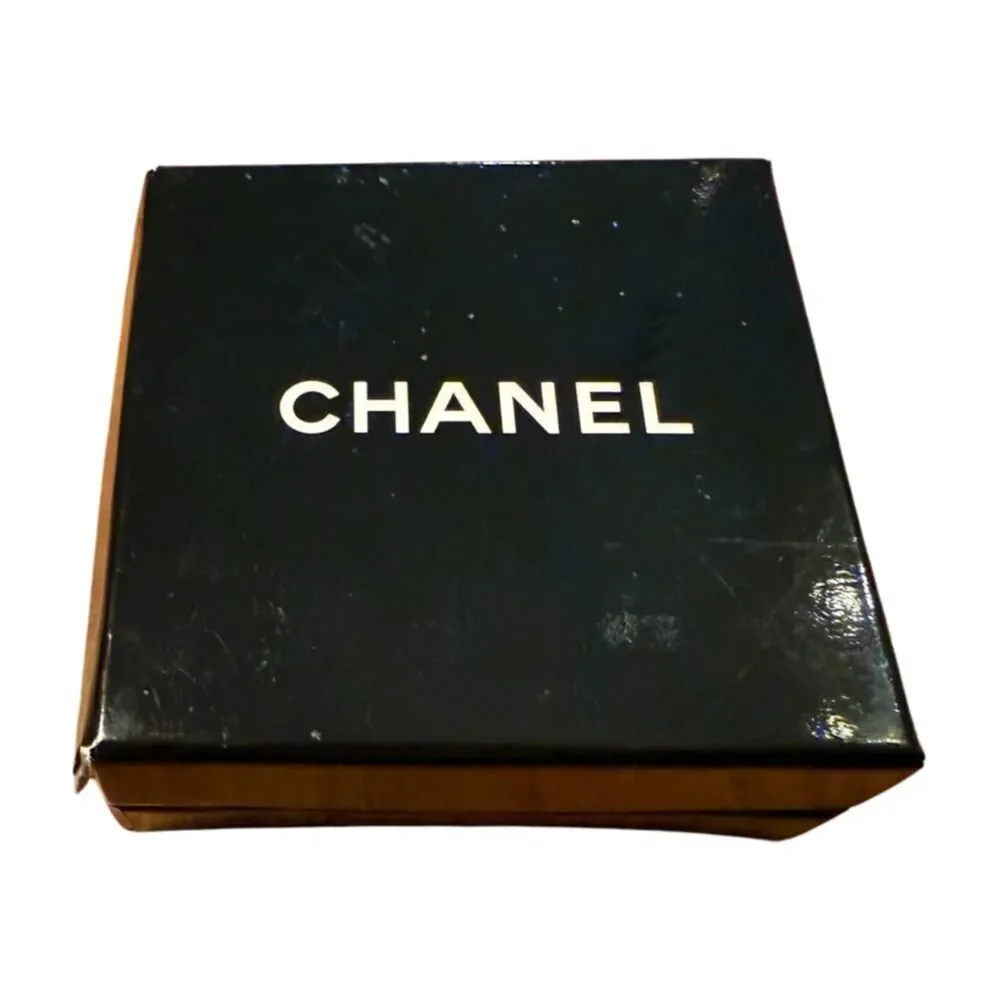 Chanel Vintage Clip-On Earrings, Gold with Crystals